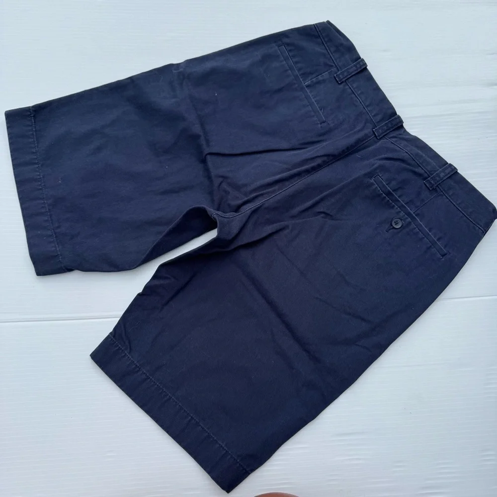 J. Crew Rivington Dark Blue Flat Front Men's Shorts